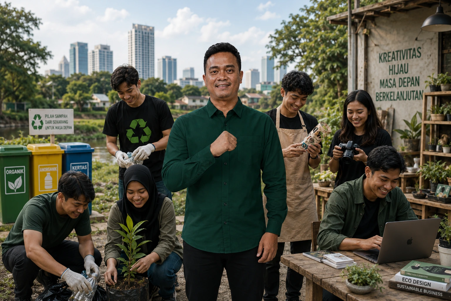 Ketua DPW PBB Sulsel Dorong Pemuda Jadi Katalisator Lingkungan, Ekonomi Sirkular, dan Industri Kreatif